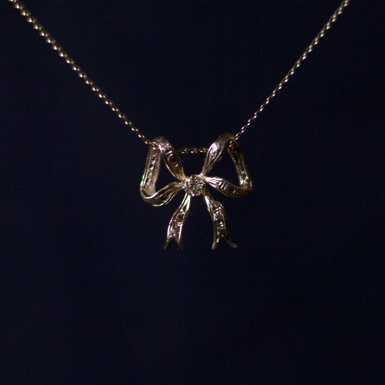 Antique Bow Pendant