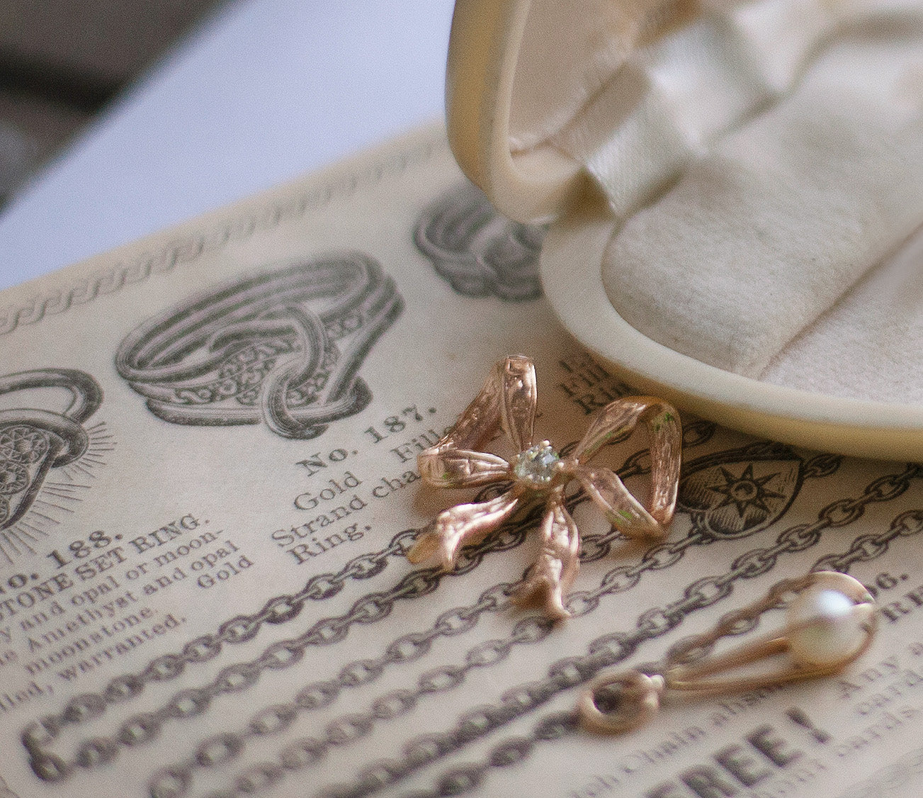 Antique Bow Pendant